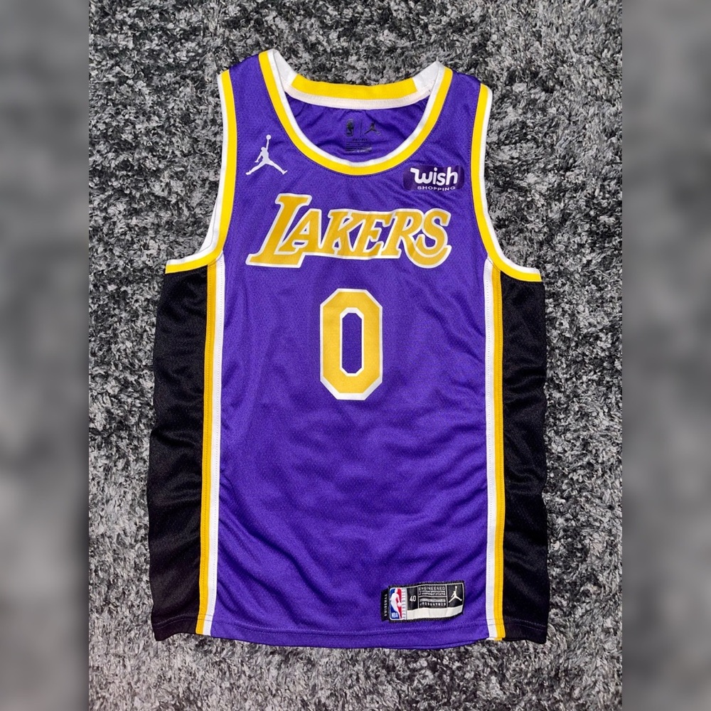Los Angeles Lakers #0 Kyle Kuzma Statement Swingman Jersey